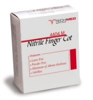 Tech-Med - Nitrile Finger Cot - 4404-M - Packaging