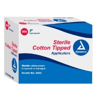 Picture of Cotton Tipped Applicator - NonSterile, 3 " - 1,000 / Bx
