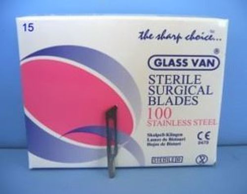 Picture of Surgical Blade #15 – Glass Van®
