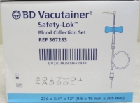 BD - Safety-Lok® - Blood Collection Set - 367283 - Packaging