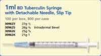 BD - Precision Glide™ - Tuberculin Syringe with Needle - 309623 - Product Information