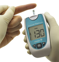 Picture of Glucose Test Meter & Strips -  Assure® Platinum