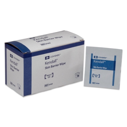 Cardinal Health™ - Kendall™ - Skin Barrier Wipes - 6560 - Packaging With Product