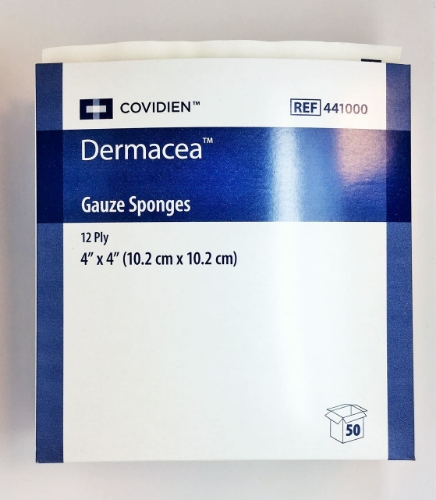 Picture of Gauze Sponge, 4" x 4", Sterile - 12-Ply