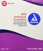 Dynarex® - BZK Towelette - 1303 - Packaging