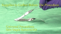Dynarex® - Staple Remover Kit - 4522 - In Use