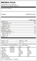 Kent Foods - Sqwincher® Zero - Electrolyte Powder - X394-MD600 - Nutritional Facts