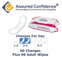 Assured Confidence - Bladder Control Pads - Extra Absorbent Pads - Moderate - Program