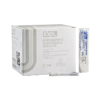 Needle - Exel International 27 G x ¼ - NE-26427 - Packaging