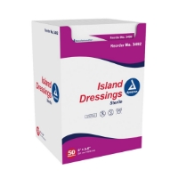 ISLD-3492 - Island Dressing - Dynarex - 2 x 3-5 - Packaging