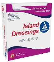ISLD-3494 - Island Dressing - Dynarex - 6 x 6 - Packaging