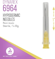 NE-6964 - Needle, Dynarex, 20G x1 inch - Product Info