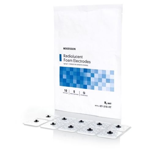 McKesson - ECG Electrode - 87-310-RT - Packaging With Product