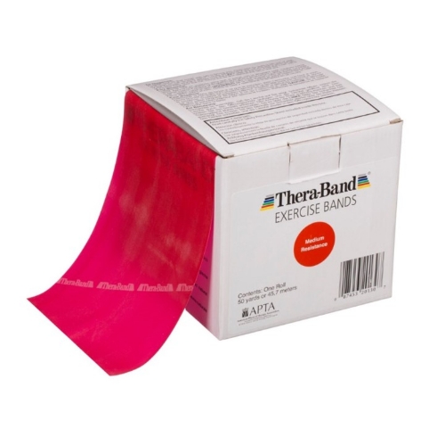 THR-20334 - TheraBand - Medium - RED - 25 Yards - 4 Inches - Product