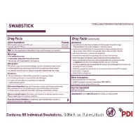 CHG-S40750 - Prevantics Swabsticks, PDI, Label