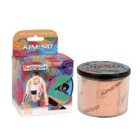 KINTA-PKT65024 - Kinesiology Tape - Kinesio Holdings - Kinesio Tex Performance+ 2 Inches x 5.5 Yards - Beige - Product and Packaging