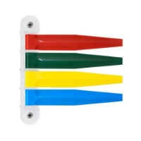 XRMFLG-16-FLAGWM4 - Exam Room Signal Flag, McKesson, Flag System, Wall Mount, 4 Flag, Product