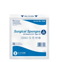 GAU-3342- Sterile - 4 x 4 Inches - 2 each Pouch - 25 Pouches - Box - Product