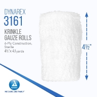 Dynarex® - Krinkle™ - Gauze Roll - 3161 - Product Information