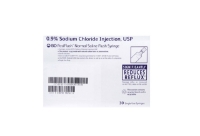 SASY-306546 - Saline Syringe Flush - BD - 10 mL - 9  NaCl - 30 Bx - Label