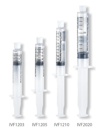 SASY-IVF1201 - Saline Syringe Flush - Amsino - 10 mL - 9  NaCl - 30 Bx