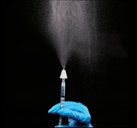 ATOM-DART300 - Intranasal Mucosal Atomization Device - Pulmodyne - DART - Without Syringe - Sterile - Disposable - 25  Pk - Product In Use