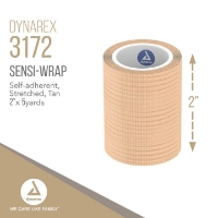 Self Adherent Wrap - Dynarex - SAW-3172 - 2x5 Inches - Tan - 36-Cs - Information