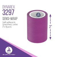 Self Adherent Wrap - Dynarex - SAW-3297 - 2x5 Inches - Purple - 36-Cs - Information
