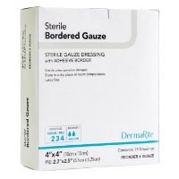 Bordered Gauze - Sterile - 4 x 4 Inches - BOR-00262E - 25 Box - Product