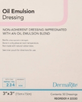 Oil Emulsion Dressing - DermaRite - 3x3 - OIED-22330 - Packaging