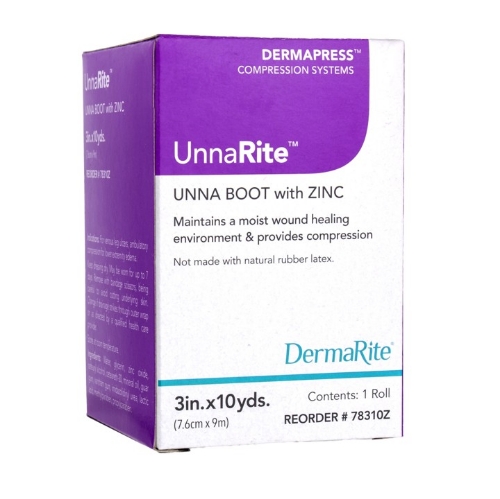 Unna Boot - Dermarite - UnnaRite - Plain - 3 x 10 - Packaging