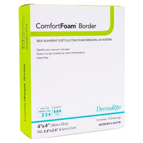 DermaRite - ComfortFoam - 6" x 6", MEP-00318E - Packaging