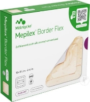 Mölnlycke - Mepilex® - Foam Dressing - 595400 - 6" x 6" - Packaging With Product