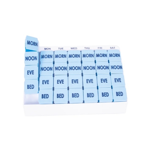 Pill Organizer - 7 Day - 4 Timer per Dayu - Pill-70027L - 1 Ea - Product